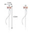 Fashion White Clover Shape Decorated Long Earrings