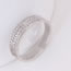 Fashion Silver Color Full Diamond Decorated Multi-layer Ring