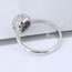 Fashion Silver Color Ball Shape Decorated Pure Color Ring