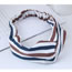 Fashion White+coffee Stripe Pattern Decorated Hair Band