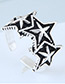 Fashion Silver Color Star Shape Decorated Opening Ring