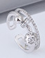 Fashion Silver Color Hollow Out Design Opening Ring