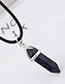 Simple White Bullet Shape Decorated Necklace