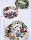 Elegant Multi-color Color Matching Design Beads Bracelet