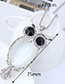 Fashion Silver Color Owl Shape Decorated Necklace