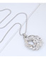 Fashion Silver Color Peacock Shape Decorated Necklace