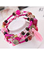 Fashion Multi-color Tassel Decorated Multi-layer Bracelet