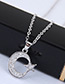 Fashion Silver Color Moon&star Shape Decorated Necklace