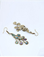 Fashion Silver Color Peacock Shape Decorated Earrings