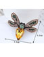 Simple Multi-color Bee Shape Decorated Brooch