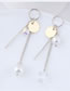 Simple Gold Color Pearl Decorated Earrings
