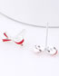 Fashion Red Bowknot Shape Decorated Earrings