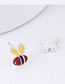 Fashion Multi-color Rabbit  Bee Shape Decorated Earrings