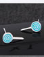 Fashion Blue Lollipop Shape Decorated Earrings