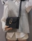 Fashion Silver Color Buckle Decorated Shoulder Bag