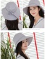 Trendy Red Bowknot Design Pure Color Beach Hat