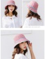 Trendy Pink Stripe Pattern Decorated Sunshade Hat