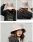 Trendy Black Pure Color Decorated Fishman Sunshade Hat