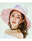 Fashion Red Flowers Pattern Decorated Sun Hat