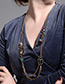 Vintage Multi-color Insects Decorated Long Necklace