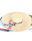 Trendy Beige Bowknot Decorated Hand-woven Hat