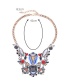 Fashion Multi-color Irregular Shape Decorarted Necklace