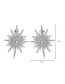 Fashion Silver Color Starfish Shape Decorated Earrings
