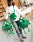 Fashion Green Frog Shape Decorated Backpack(s)