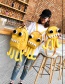 Fashion Yellow Octopus Shape Decorated Backpack(s)