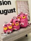 Fashion Pink Cartoon Shape Decorated Backpack(l)