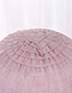 Fashion Dark Pink Strip Shape Decorated Hat