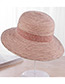 Fashion Khaki Strip Shape Decorated Hat