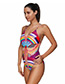 Sexy Multi-color Round Neckline Design Swimwear