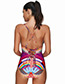 Sexy Multi-color Round Neckline Design Swimwear