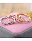 Fashion Rose Gold Wave Shape Design Ring
