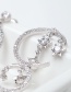 Fashion Silver Color Moon&star Shape Design Earrings