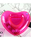 Fashion Plum Red Heart Shape Decorated Cup Holder