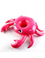 Fashion Plum Red Crab Shape Decorated Cup Holder
