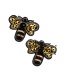 Fashion Yellow Bee Shape Decorated Earrings