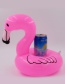 Fashion Plum Red Flamingo Shape Decorated Cup Holder