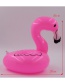 Fashion Plum Red Flamingo Shape Decorated Cup Holder