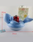 Fashion Blue Whale Shape Decorated Cup Holder