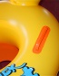 Fashion Yellow Dark Shape Decorated Chilldren Swimming Ring(without Handle)
