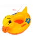 Fashion Yellow Dark Shape Decorated Chilldren Swimming Ring(without Handle)
