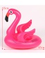 Fashion Plum Red Flamingo Shape Decorated Swimming Ring