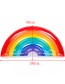 Fashion Multi-color Rainbow Shape Decorated Floating Row