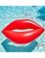 Fashion Red Lip Shape Decorated Floating Row