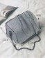 Fashion Khaki Paillette Shape Decorated Bag