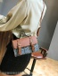 Fashion Brown Grid Shape Decorated Bag