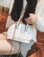Fashion White Semicircle Shape Design Bag